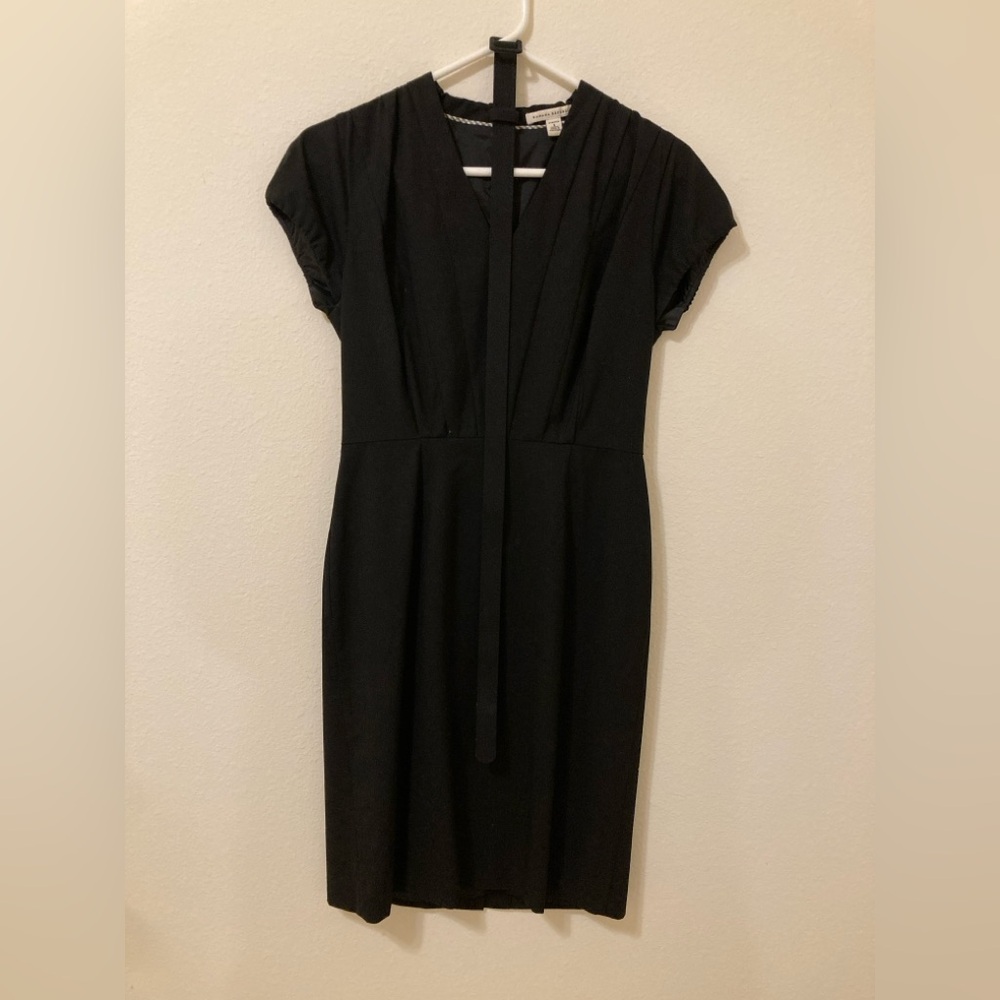 Banana Republic Classic Black Midi Dress Size 6